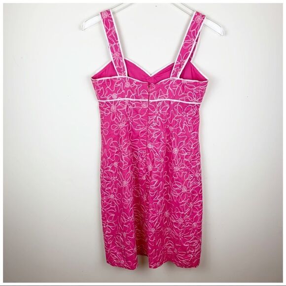 Lily Pulitzer Pink/White Kinsey Sundress in Sundial Sz 4 - Picture 7 of 11
